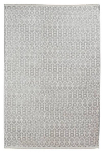 TKANA PREPROGA Metric 140/200 cm tkano srebrne barve