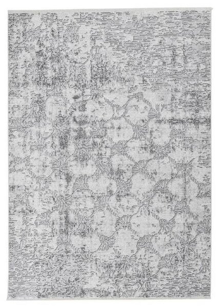 TKANA PREPROGA Faded Cornflower 140/200 cm tkano srebrne barve