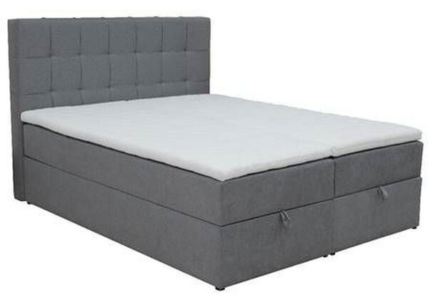 POSTELJA BOXSPRING 160 cm x 200 cm , les, tekstil, leseni material