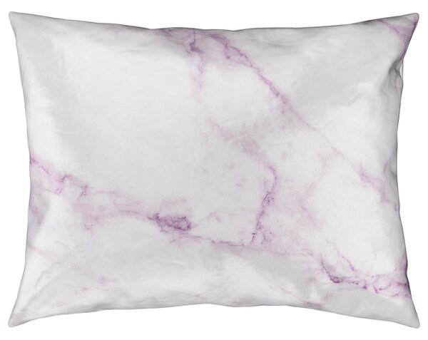 POSTELJNINA PINK MARBLE 140/200 cm saten svetlo siva