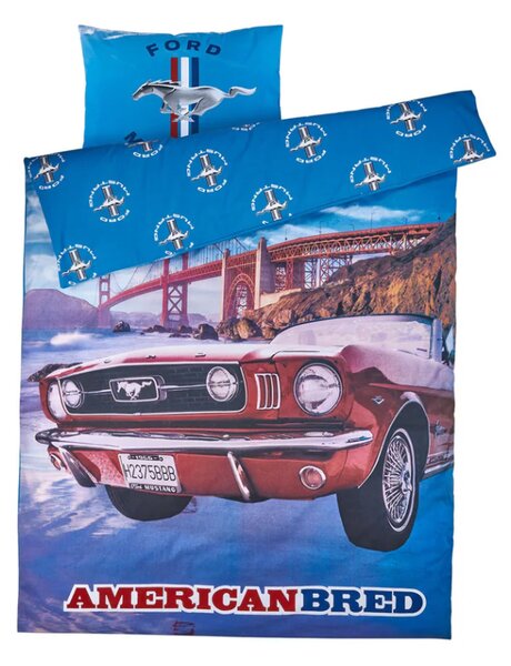 3D bombažna posteljnina MUSTANG LEGEND barvna, 100% bombaž Dimenzije posteljnine: 80 x 80 cm | 135 x 200 cm