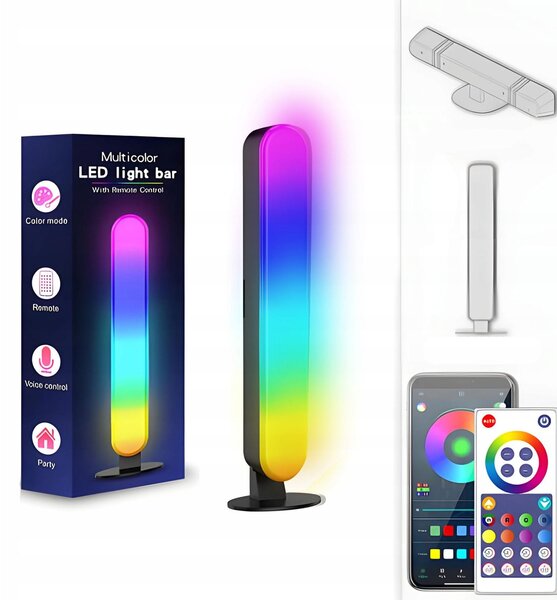 2x SMART LED RGBW dekorativna stolpca 26cm USB TUYA