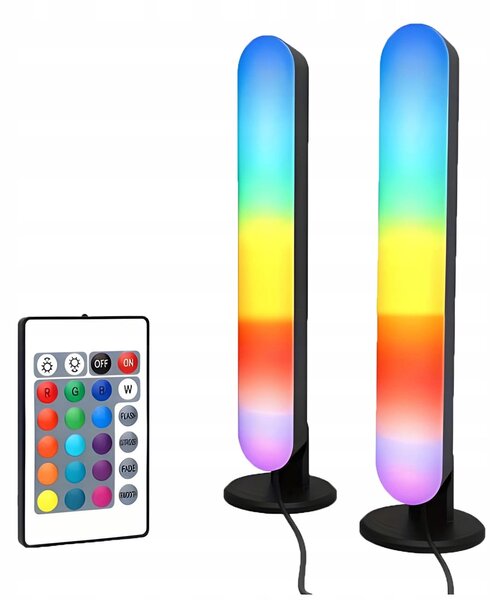 2x SMART LED RGBW dekorativna stolpca 26cm USB TUYA