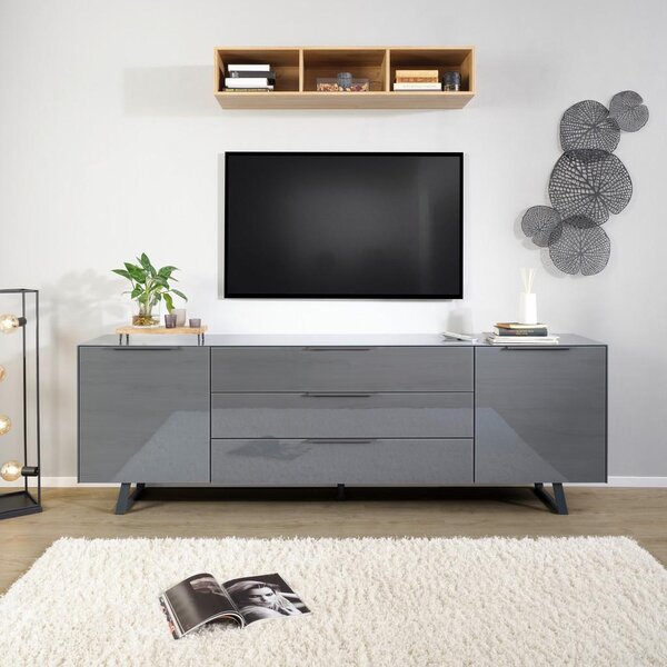 Premium Living Stenski Regal Max Box, Barva Hrasta