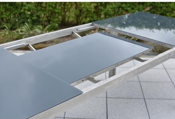 Gardenson Raztegljiva Vrtna Miza Gardenson, Siva, 180-240x100