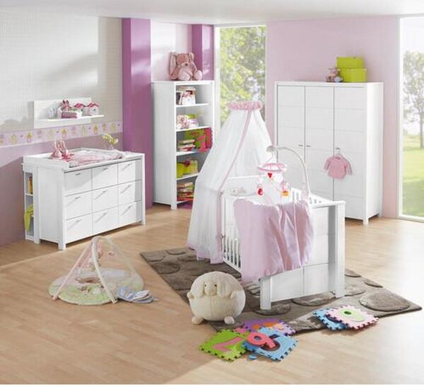 SPODNJI REGAL ZA DOJENČKE 21/85/30 cm bela