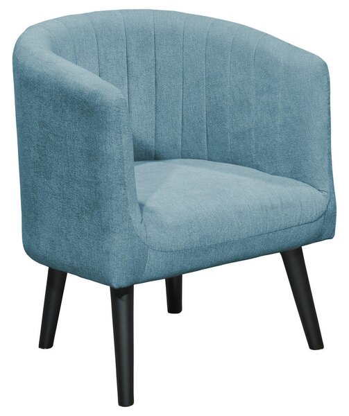 KOKTAJL FOTELJ, modra tekstil