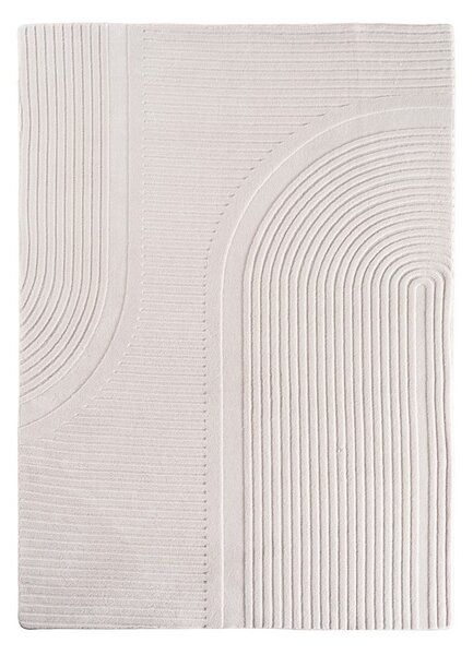 Kremno bel pralen tekač 80x250 cm Pompei 1612 – Ayyildiz Carpets