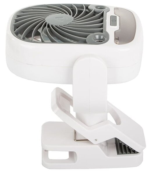 2v1 aku. 2000mAh LED RGB prenosna klimatska naprava in ventilator USB
