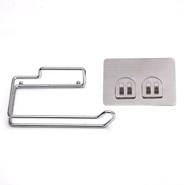 Samolepilno stensko držalo za toaletni papir inox