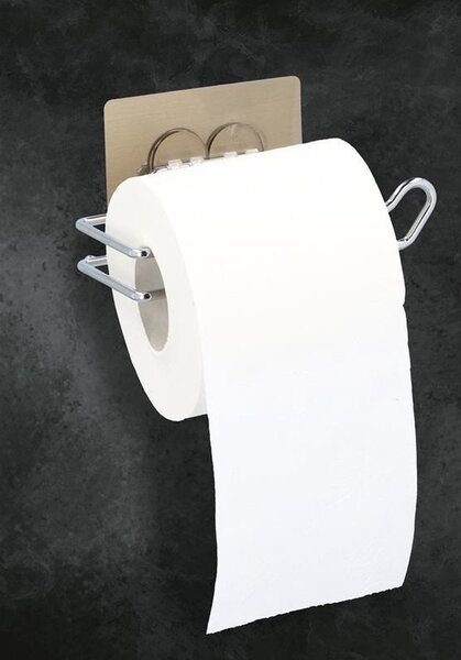 Samolepilno stensko držalo za toaletni papir inox