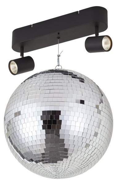 Retro viseča svetilka Disko krogla z 2 lučmi, vključno z LED in daljinskim upravljalnikom - Discoball