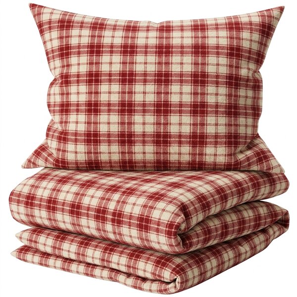 Flanelasti posteljnina TARTAN HEART barvno Dimenzije posteljnine: 70 x 90 cm | 140 x 200 cm