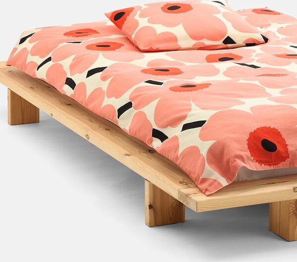 Marimekko prevleka za blazino dekoracijska z dodatkom lana 50 x 60 cm