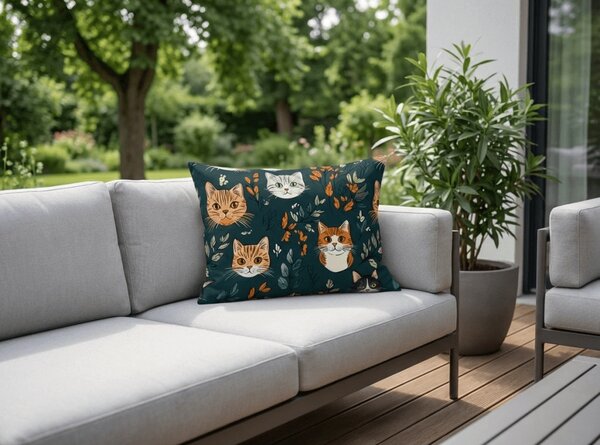 Prevleka za vzglavnik iz polibombaža CATTAMI POLY 50x70 cm, temno zelena