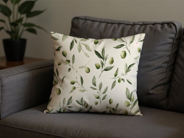 Bombažna prevleka za blazino OLIVE 45x45 cm, zelena