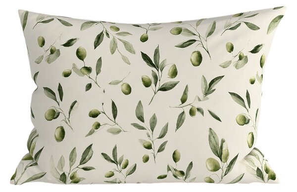 Prevleka za vzglavnik iz polibombaža OLIVE POLY 50x70 cm, zelena