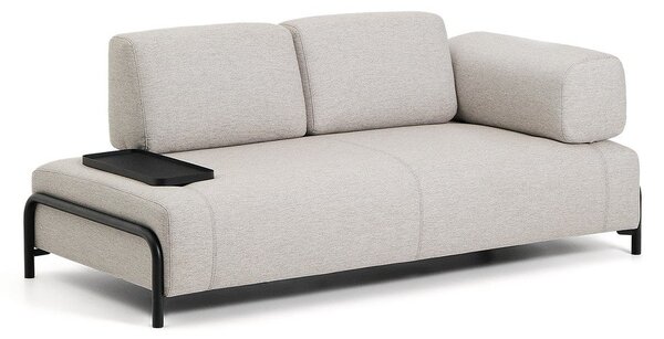 Sivo-bež sedežna garnitura 200 cm Compo – Kave Home