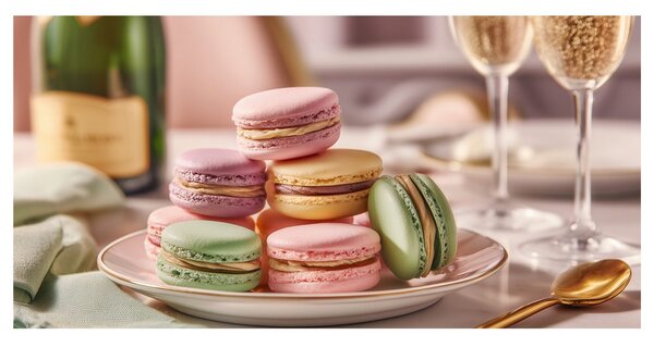 Slika pastelne makrone