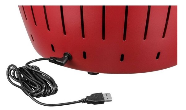 Rdeč brezdimni žar LotusGrill XL