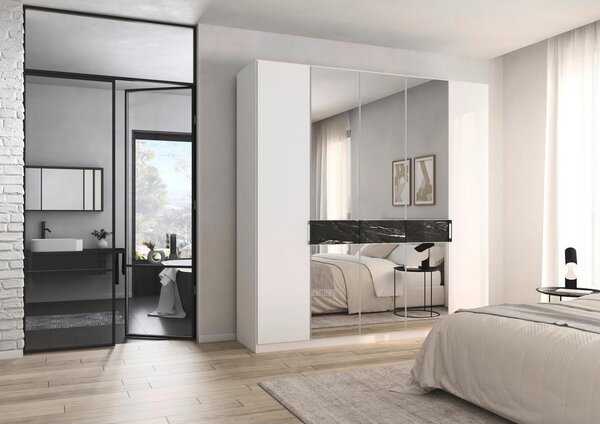 Premium Living Omara S Klasičnimi Vrati Versity-D, Bela