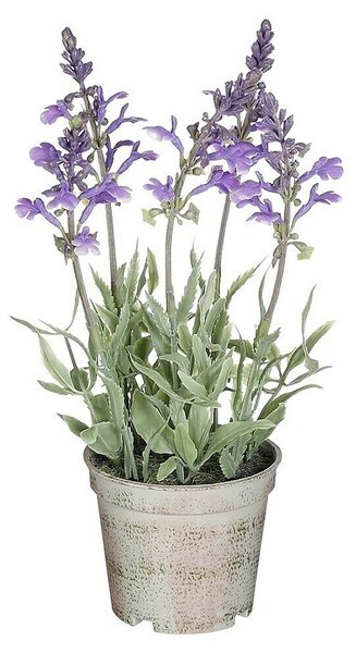 Umetna rastlina Lavanda (Zunanje dimenzije (Ø x V): 10 x 25 cm, Plastika)