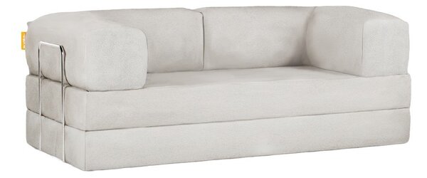 Bež raztegljiva sedežna garnitura iz tkanine bouclé 180 cm Bloom – TemaHome