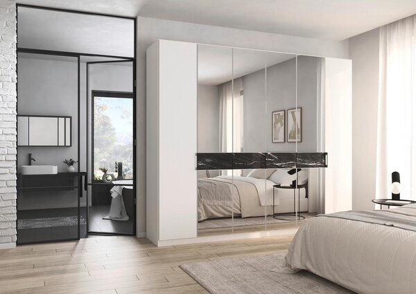 Premium Living Omara S Klasičnimi Vrati Versity-D, Bela