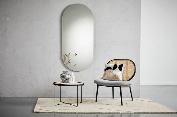 STENSKO OGLEDALO, 70/150/1,6 cm steklo, leseni material