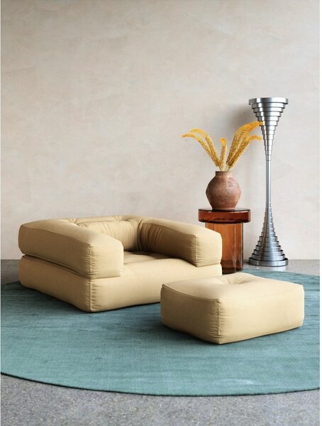 Raztegljiv fotelj Karup Design Cube Linen Beige