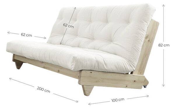 Raztegljiv kavč Karup Design Fresh Natural Clear/Beige