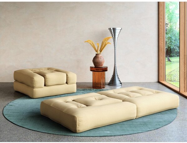 Raztegljiv fotelj Karup Design Cube Linen Beige