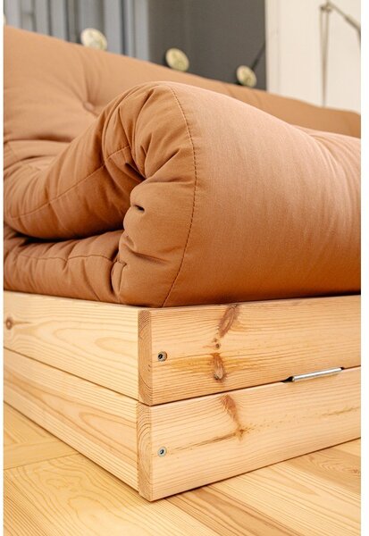 Bež lanena raztegljiva sedežna garnitura 145 cm Flip – Karup Design