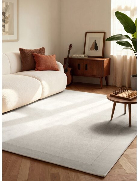 Kremno bela ročno tkana preproga iz mešanice volne 120x180 cm Kari – Villeroy&Boch