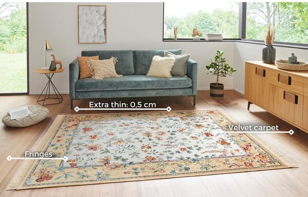 Bež viskozna preproga 160x230 cm Oriental – Nouristan