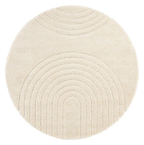 Krem bela preproga Mint Rugs Norwalk Fergus, ø 160 cm