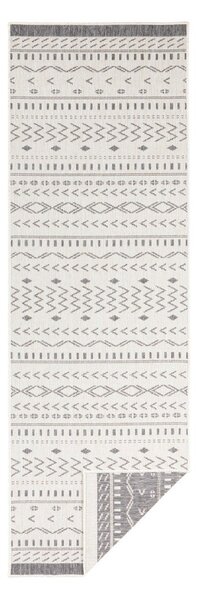 Sivo-krem zunanja preproga NORTHRUGS Kuba, 250 x 80 cm