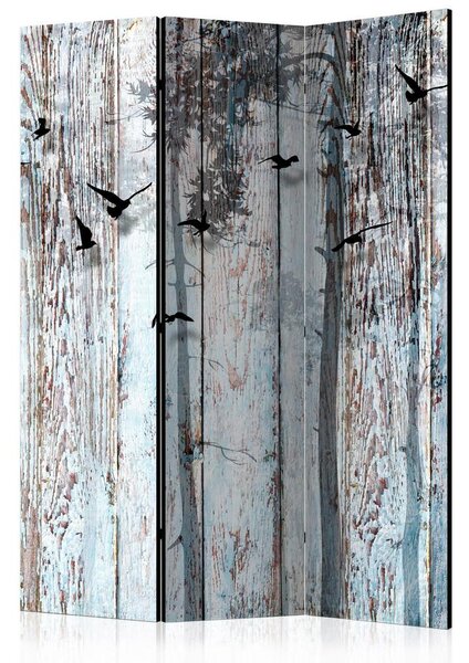 Artgeist Paravan Rustic Boards, 3-Delni, Dvostranski