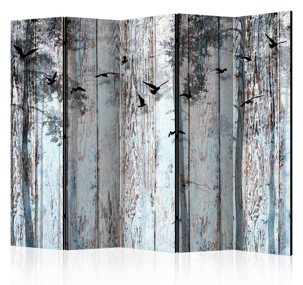 Artgeist Paravan Rustic Boards I, 5-Delni, Dvostranski