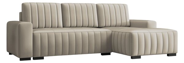 Kotna garnitura Columbus 154, Funkcija spanje, Predal, 240x140x85cm, Noge: Les,Bor