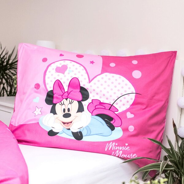 Otroška posteljnina iz mikrovlaken 140x200 cm Minnie Sweet Like Me – Jerry Fabrics
