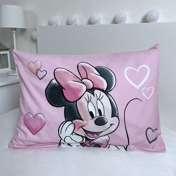 Bombažna otroška posteljnina za otroško posteljico 100x135 cm Minnie – Jerry Fabrics