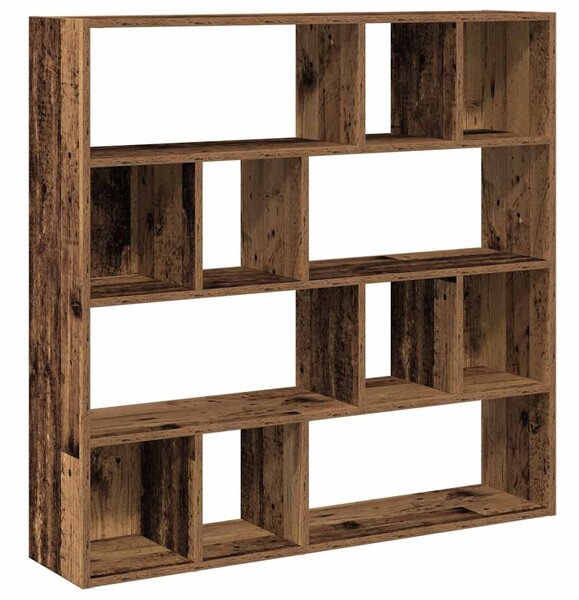 VidaXL Book Cabinet/Room Divider Old Wood 105x24x102 cm