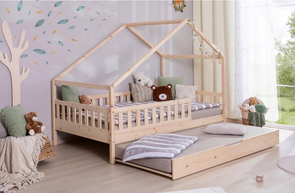 Livetastic Postelja Lou, 120x200cm, 2x Letveno Dno, Brez Vzmetnice