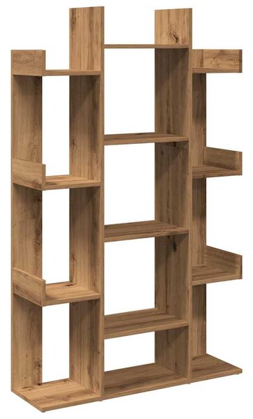 VidaXL Knjižna omara Artisan Oak 86x25,5x140 cm Inženirski les