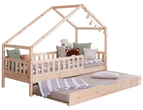 Livetastic Postelja Lou, 120x200cm, 2x Letveno Dno, Brez Vzmetnice
