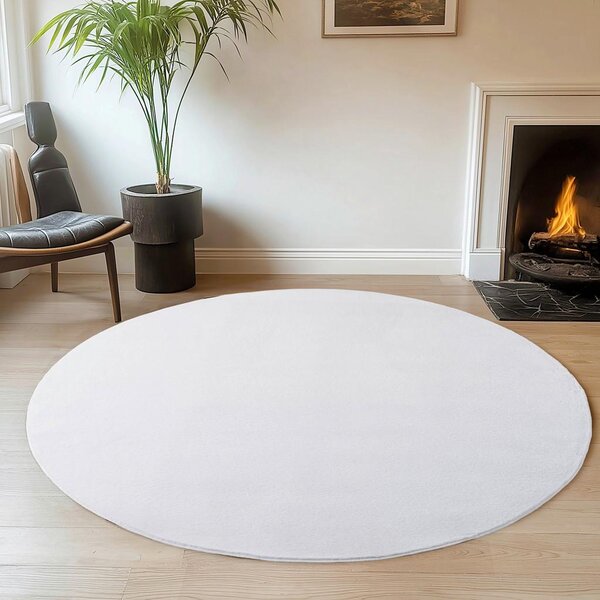 Mömax Tkana Preproga Joy, Bela, 120cm
