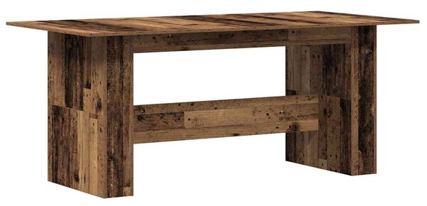 VidaXL Jedilna miza Old Wood 180x90x76 cm Inženirski les