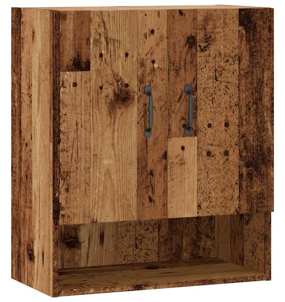 VidaXL Stenska omarica Old Wood 60x31x70 cm Inženirski les