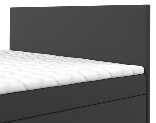 Bessagi Home Postelja Z Vzmetnico Lucy, Temno Siva, 180x200